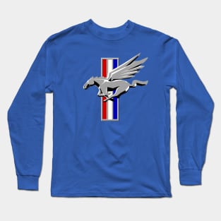 Mustang / Pegasus Emblem Parody Long Sleeve T-Shirt